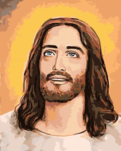 Malowanie po numerach - Jezus