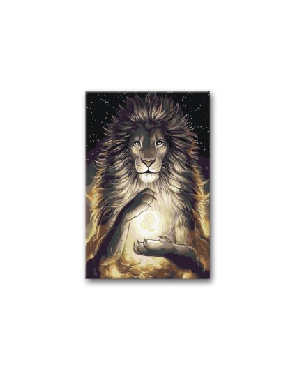 Malowanie po numerach – Znak zodiaku – Lew