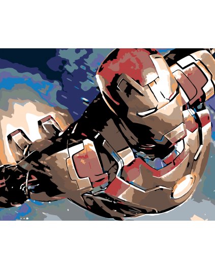 Malowanie po numerach - Iron Man