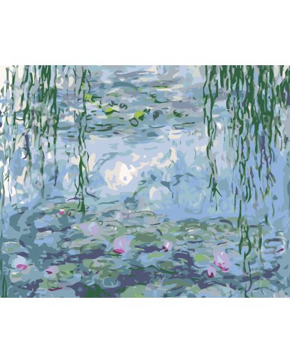 Malowanie po numerach - Lilie wodne (Claude Monet)