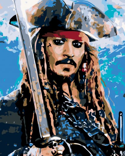 Malowanie po numerach - Jack Sparrow II