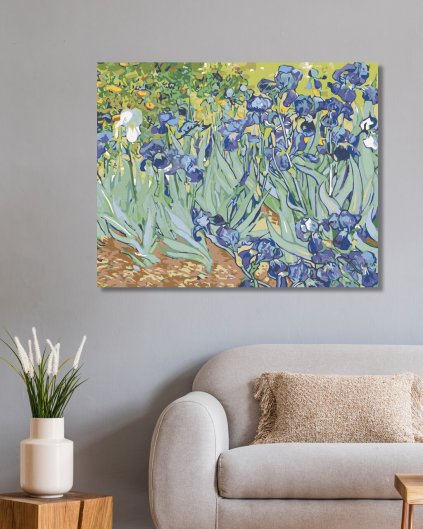 Malowanie po numerach - Irysy (Van Gogh)