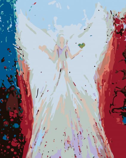 Malowanie po numerach - Anioły Lenki - Anioł równowagi