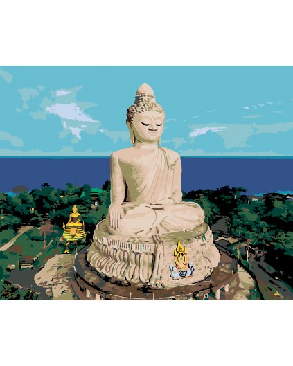 Malowanie po numerach - BUDDA I OCEAN