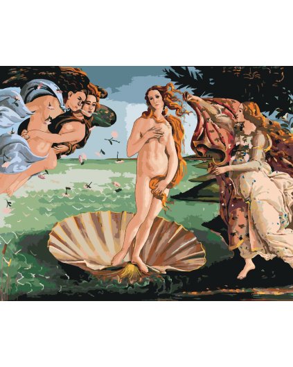 Malowanie po numerach - NARODZINY WENUS (S. BOTTICELLI)