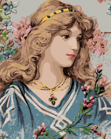 Malowanie po numerach - WIKTORIAŃSKA KOBIETA