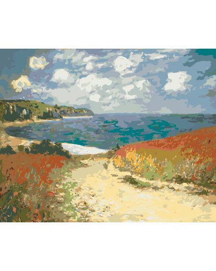 Malowanie po numerach - DROGA DO LA CAVÉE W POURVILLE (CLAUDE MONET)