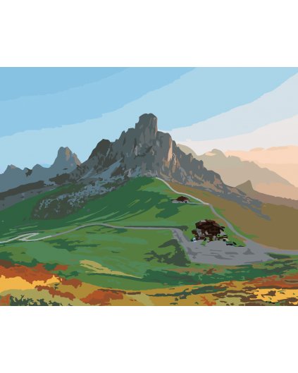 Malowanie po numerach - DOLOMITY
