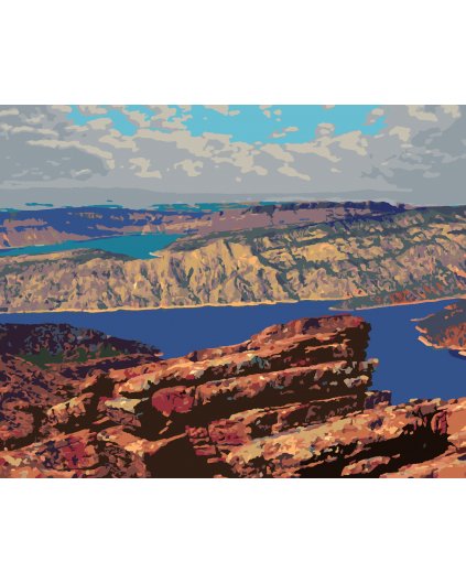 Malowanie po numerach - ZBIORNIK WODY FLAMING GORGE