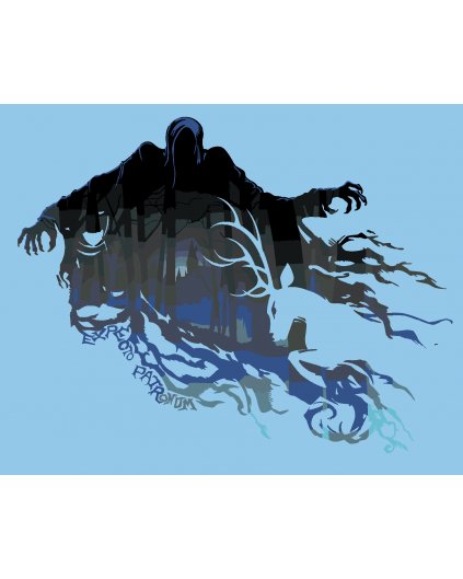 Malowanie po numerach - DEMENTOR I JELEŃ PATRONUS (HARRY POTTER)