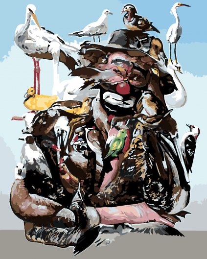 Malowanie po numerach - SMUTNY KLAUN (D. RUSTY RUST)