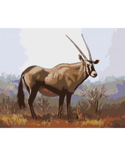 Malowanie po numerach - ANTYLOPY NA SAWANNIE (D. RUSTY RUST)