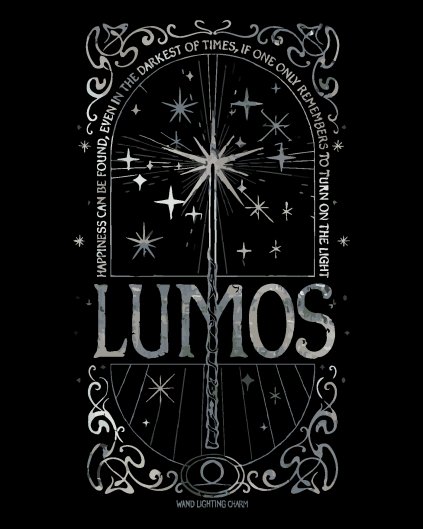 Malowanie po numerach - PLAKAT LUMOS (HARRY POTTER)