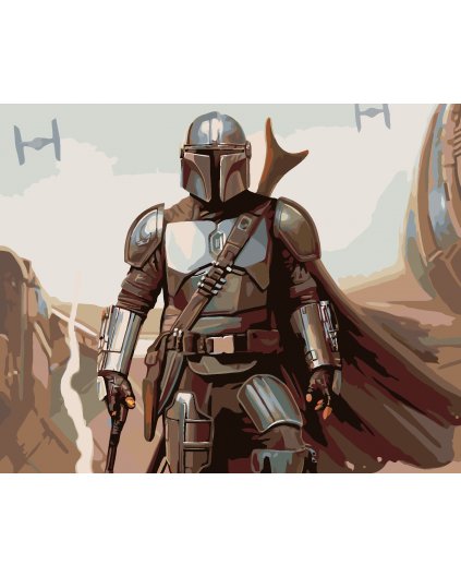 Malowanie po numerach - MANDALORIAN