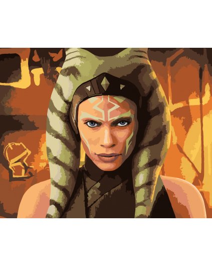 Malowanie po numerach - AHSOKA THANO (MANDALORIAN)