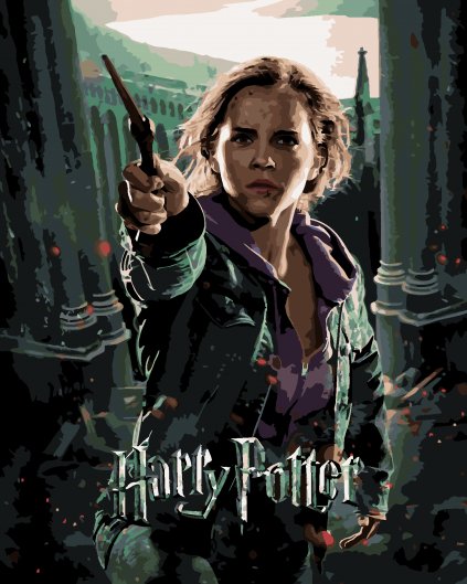 Malowanie po numerach - HARRY POTTER I RELIKWIA ŚMIERCI PLAKAT - HERMIONA