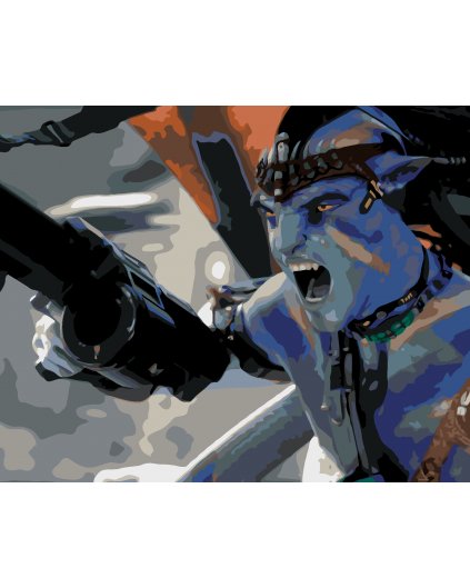Malowanie po numerach - AVATAR W WALCE (Avatar)