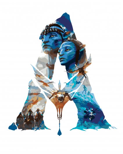 Malowanie po numerach - A JAK AVATAR (Avatar)
