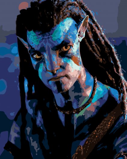 Malowanie po numerach - JAKE SULLY (Avatar)