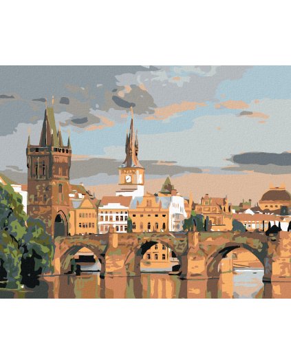 Haft diamentowy - Most Karola w Pradze