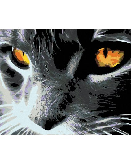 Haft diamentowy - Przestraszone koty