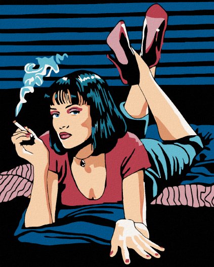 Haft diamentowy - Mia Wallace, Pulpfiction