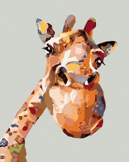 Haft diamentowy - Malowana żyrafa