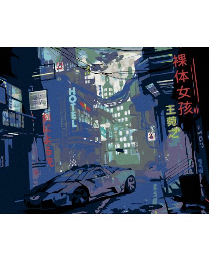 Haft diamentowy - Chinatown