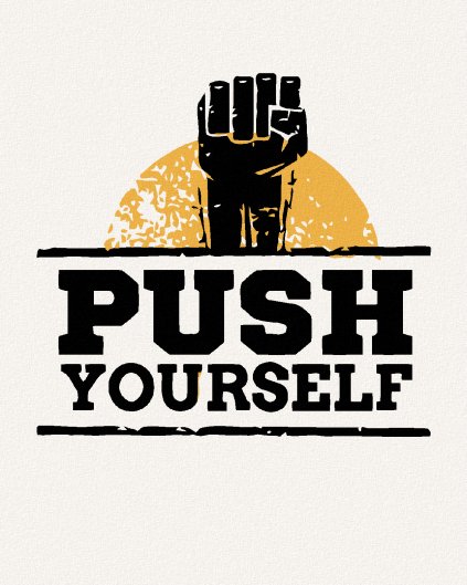 Haft diamentowy - Push yourself