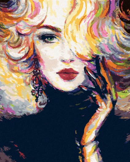 Haft diamentowy - TAJEMNICZA KOBIETA W KOLORACH