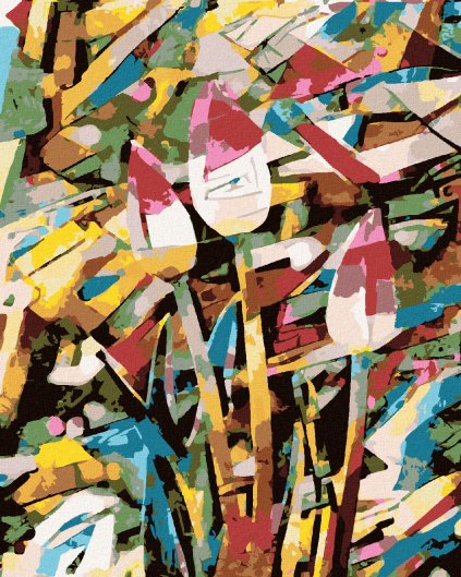 Haft diamentowy - ABSTRAKCYJNE TULIPAN