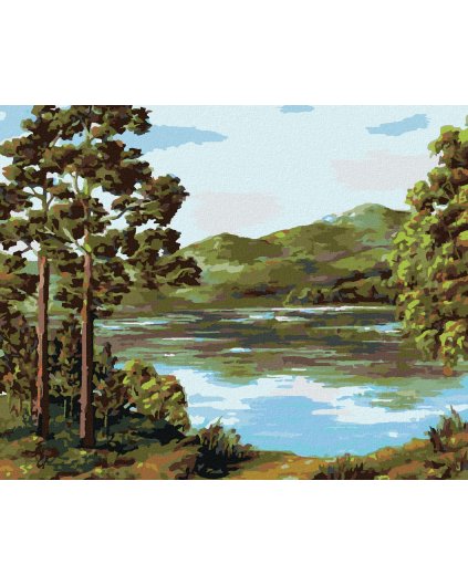 Haft diamentowy - GÓRSKIE JEZIORO