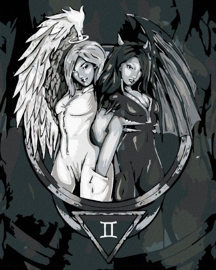 Haft diamentowy - Znak zodiaku – Bliźnięta