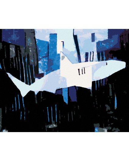 Haft diamentowy - REKIN ABSTRAKCYJNY W STYLU KUBISTYCZNYM