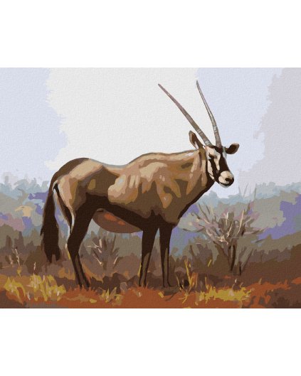 Haft diamentowy - ANTYLOPY NA SAWANNIE (D. RUSTY RUST)