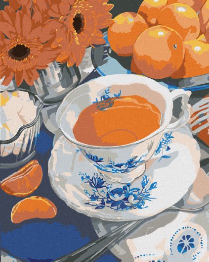 Haft diamentowy - HERBATA Z POMARAŃCZAMI (MARDELL SCHUSTER)