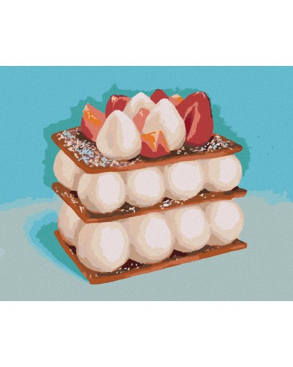 Haft diamentowy - DESER TRUSKAWKOWY 2 (MYROSLAVA VOLOSCHUK)