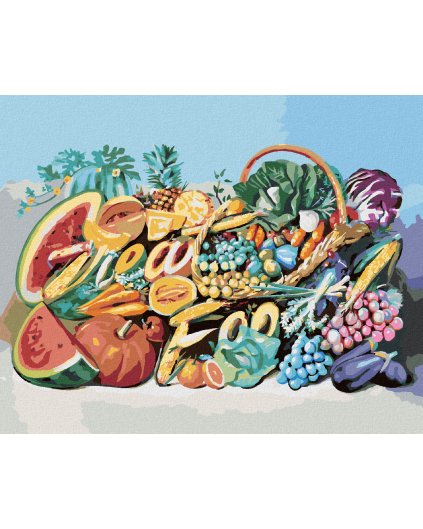 Haft diamentowy - KOSZ, OWOCE I WARZYWA (D. RUSTY RUST)