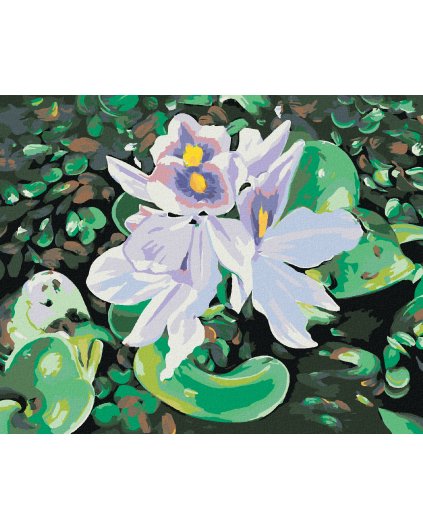 Haft diamentowy - LILIA WODNA (D. RUSTY RUST)