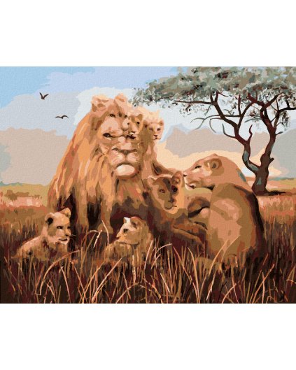 Haft diamentowy - LEW I JEGO STADO (D. RUSTY RUST)