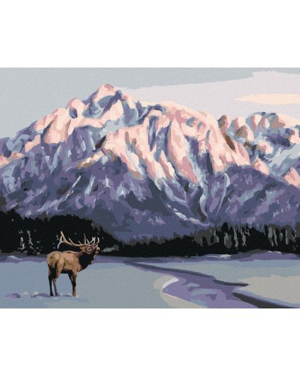 Haft diamentowy - ŁOŚ NAD RZEKĄ (D. RUSTY RUST)