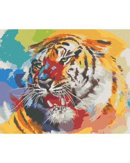 Haft diamentowy - TYGRYSA I WIDOK (D. RUSTY RUST)