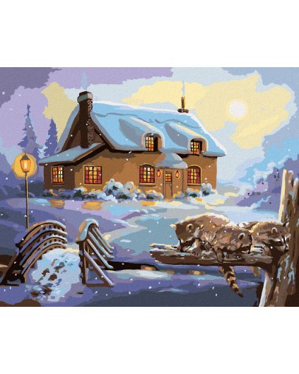 Haft diamentowy - SZOP PRACZ I DOM ZIMĄ (D. RUSTY RUST)