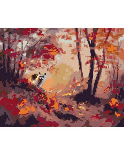 Haft diamentowy - SZOP PRACZ I JESIENNY LAS (D. RUSTY RUST)