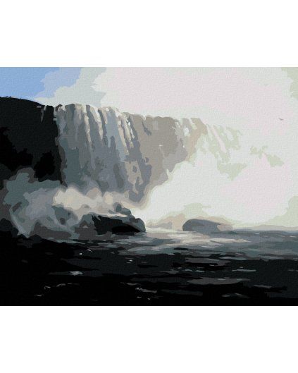 Haft diamentowy - WODOSPAD NIAGARA (D. RUSTY RUST) (Wariant płótno bez ramy, Rozmiar 40x50 cm)