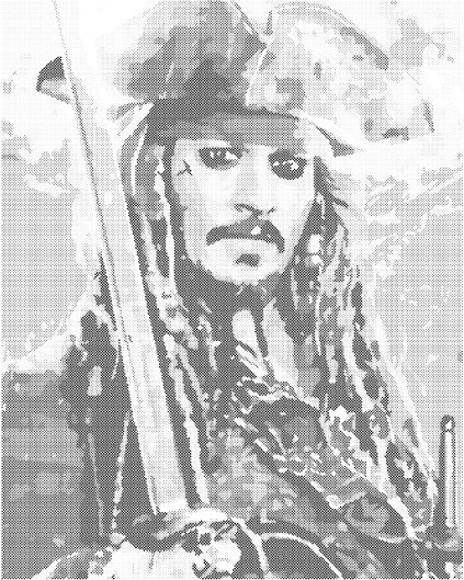 Kropkowanie - Jack Sparrow II