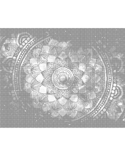 Kropkowanie - KOSMICZNA MANDALA