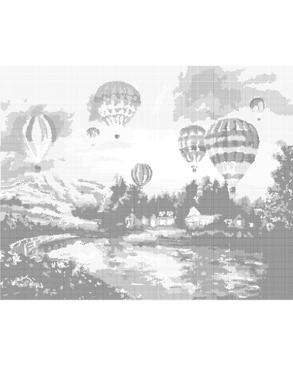 Kropkowanie - OGNISTY BALON