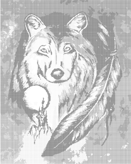 Kropkowanie - WILK I AMULET