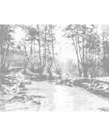 Kropkowanie - ZIMNY ZACHÓD SŁOŃCA